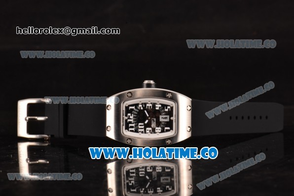 Richard Mille RM 007 Miyota 9015 Automatic Steel Case with Skeleton Dial and White Arabic Numeal Markers (K) - Click Image to Close